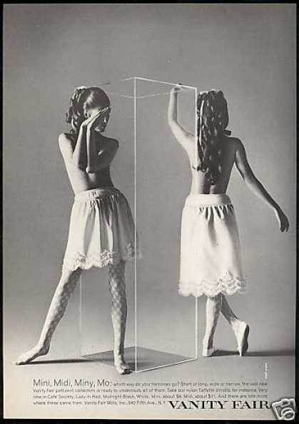 vanity fair lingerie 1960s
