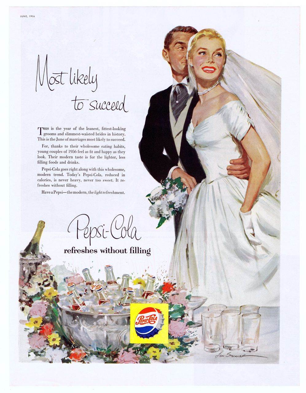 Wedding memories - Vintage wedding adverts we love Pepsi via the National Vintage Wedding Fair blog