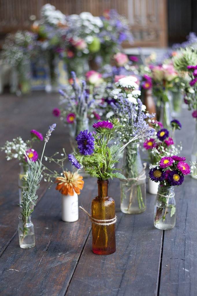 handpicked flowers for a vintage wedding from National Vintage Wedding Fair
