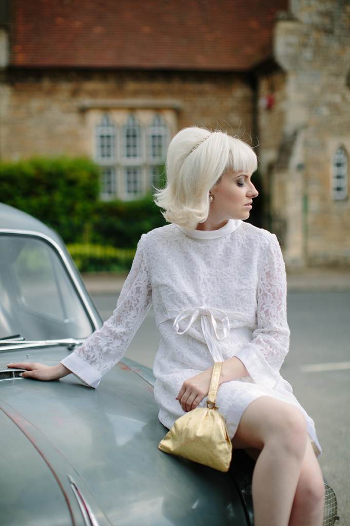 1960s vintage wedding by Kate Beavis, National Vintage Wedding Fair and Binky Nixon Photography