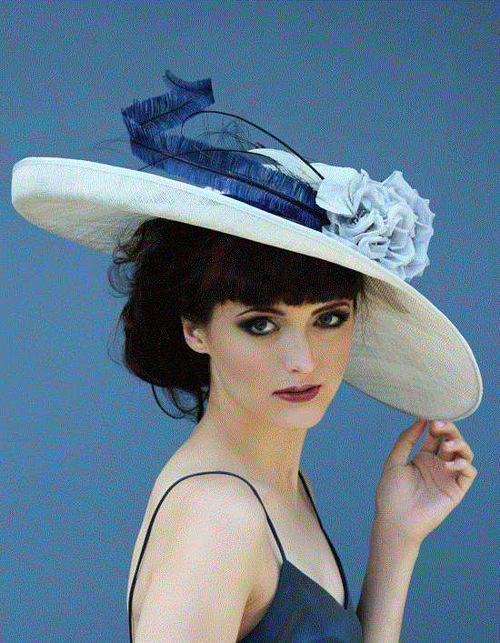 Holly Young Headwear via National Vintage wedding fair blog