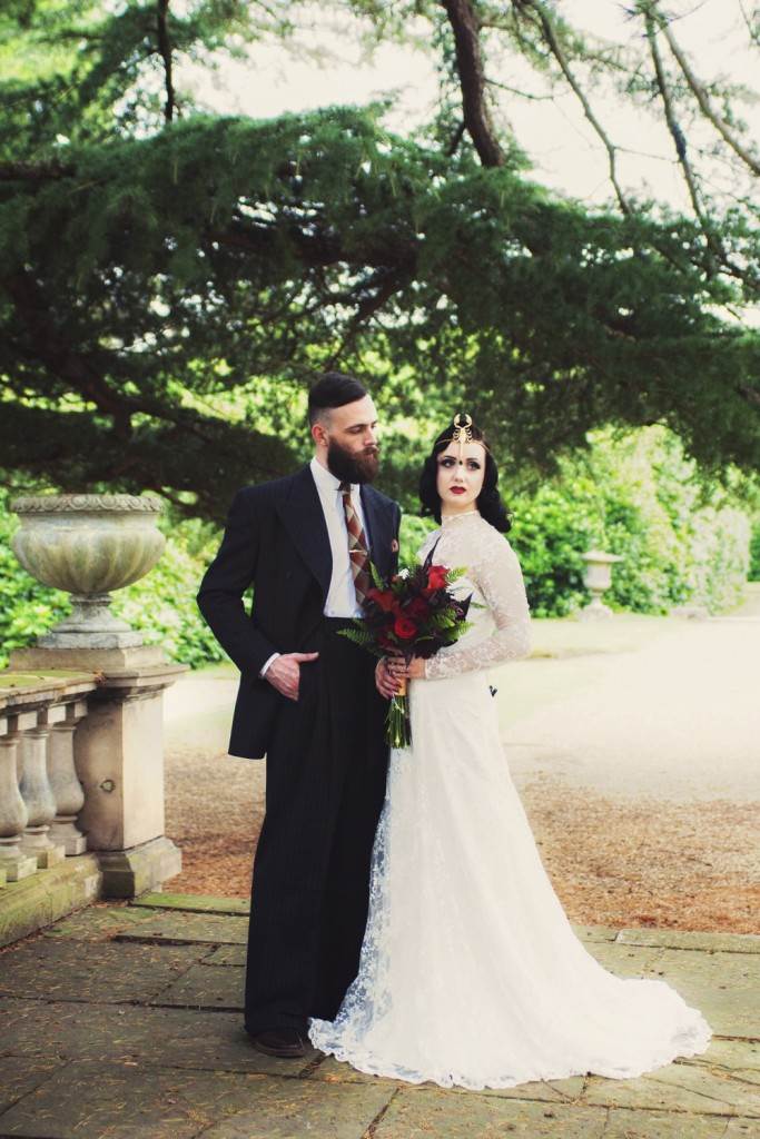 1930s Pinewood Studios Wedding Shoot via National Vintage Wedding Fair