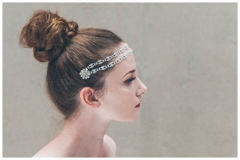 Darcey 1920s inspired vintage wedding hair accessories jewellery by DC Bouquets via The National Vintage Wedding Fair