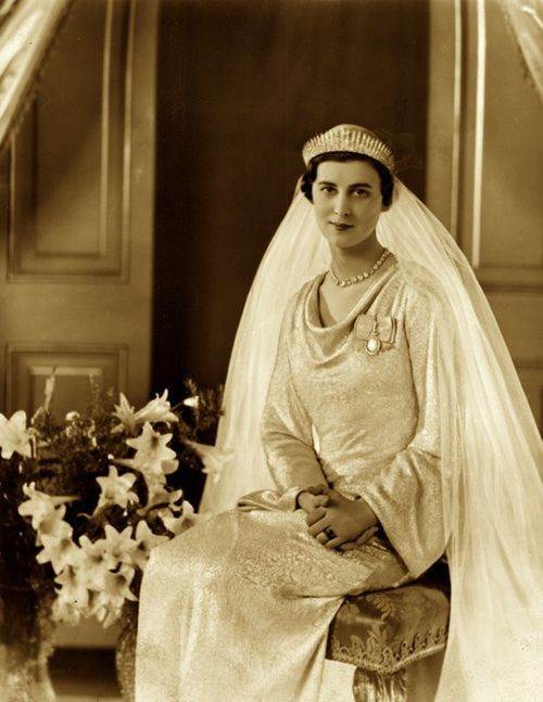 Princess Marina of Greece and Denmark who married Prince George Duke of Kent on 29th November 1934.