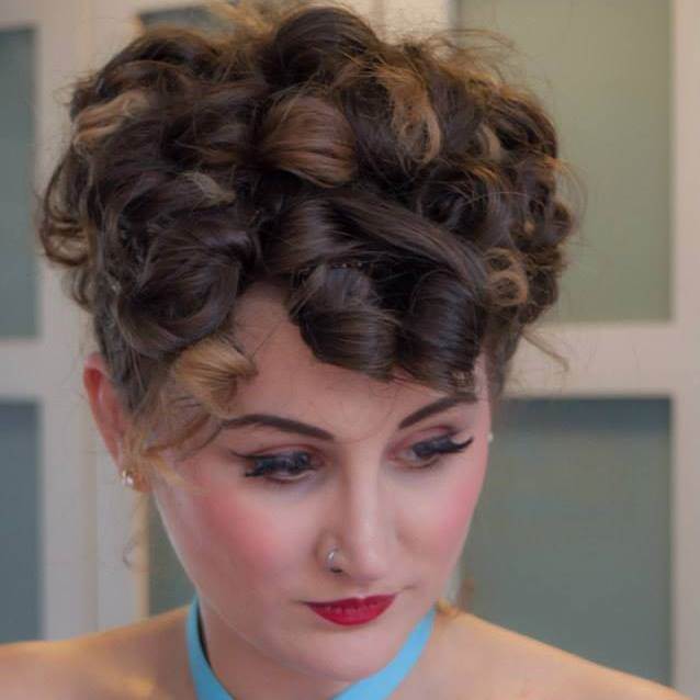 Vintage Wedding Hair by The Victory Salon as featured in the Unique Bride Journal