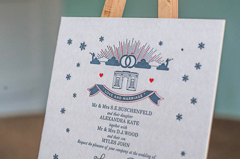 Vintage wedding stationery from To and From via The National Vintage Wedding Fair