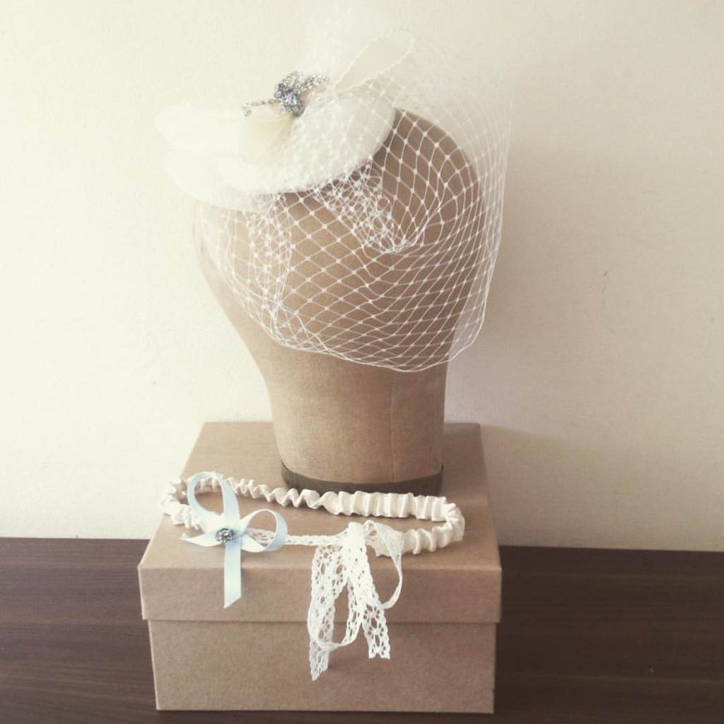 Birdcage Veil by Silver Sixpence In Her Shoe as featured on National Vintage Wedding Fair blog