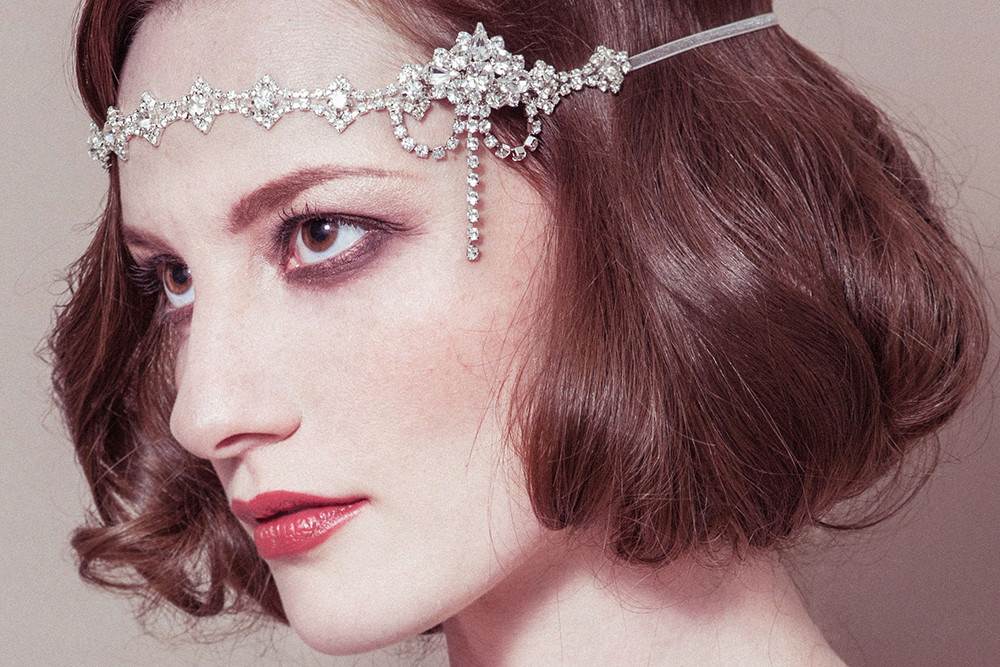 Debbie Carlisle wedding hair accessories as featured on The National Vintage Wedding Fair