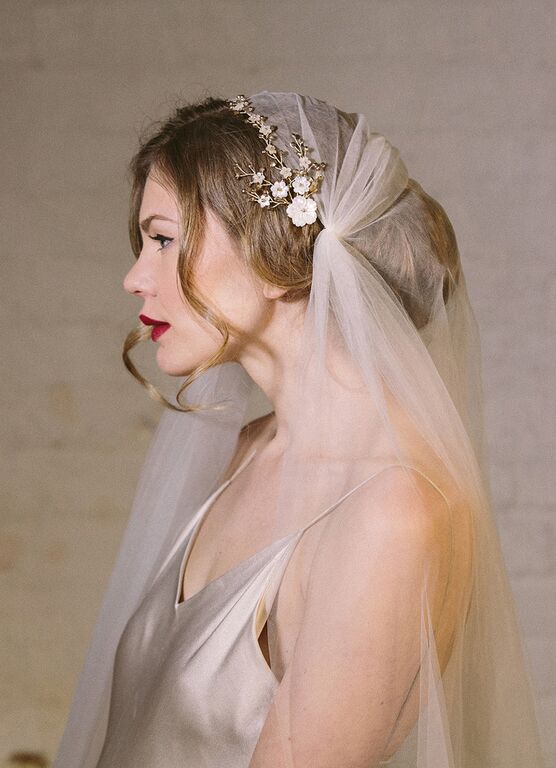 Debbie Carlisle wedding hair accessories as featured on The National Vintage Wedding Fair 