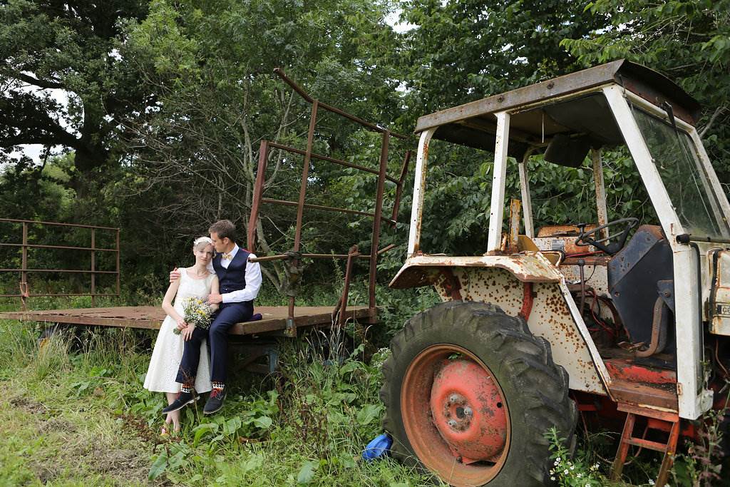 Maria and Dans DIY vintage wedding photographed by Bethan Haywood Jones as featured on The National Vintage Wedding Fair blog 