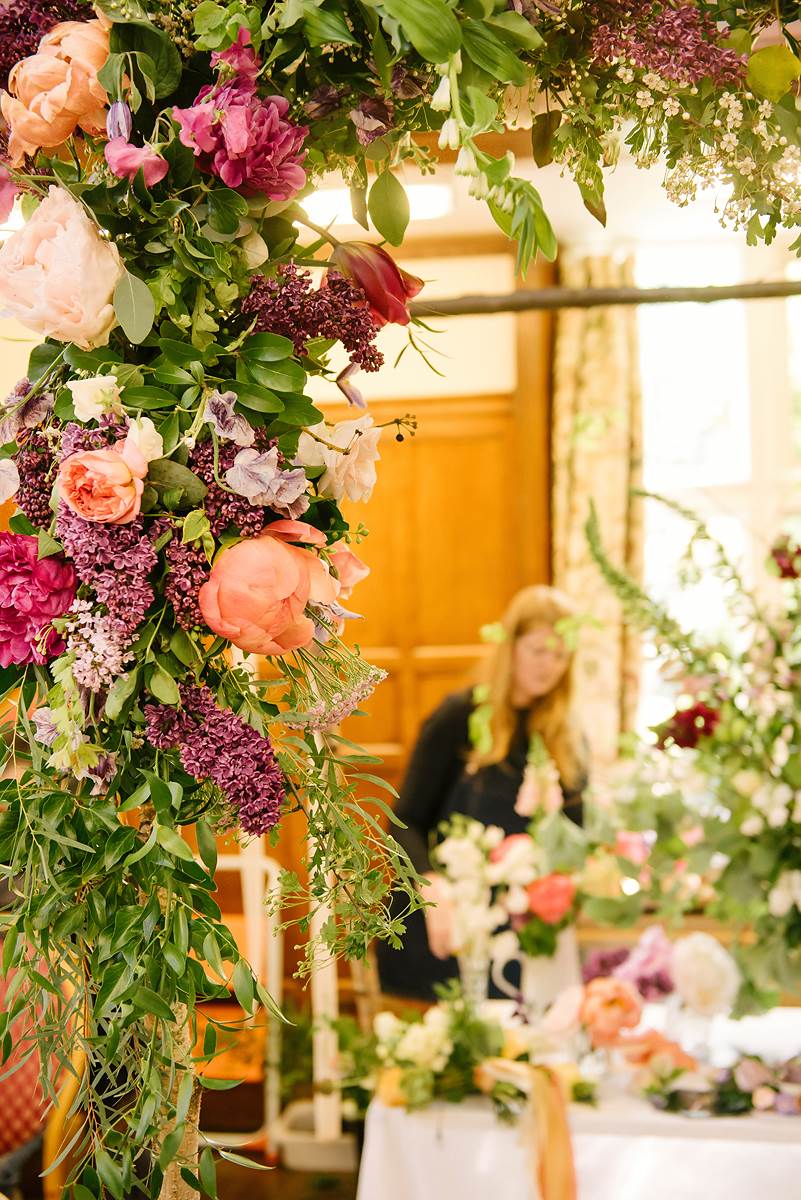 The National Vintage Wedding Fair in London Greenwich, taken by Lily Sawyer: wedding flowers