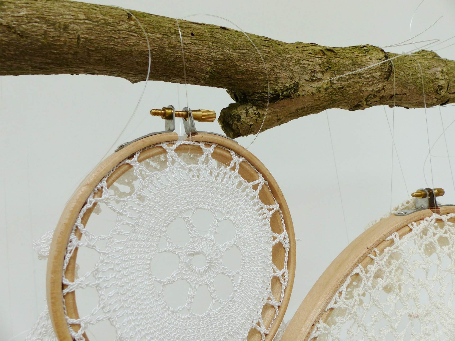 DIY Tutorial How to make a vintage doily wedding wall hanging by The National Vintage Wedding Fair blog 4