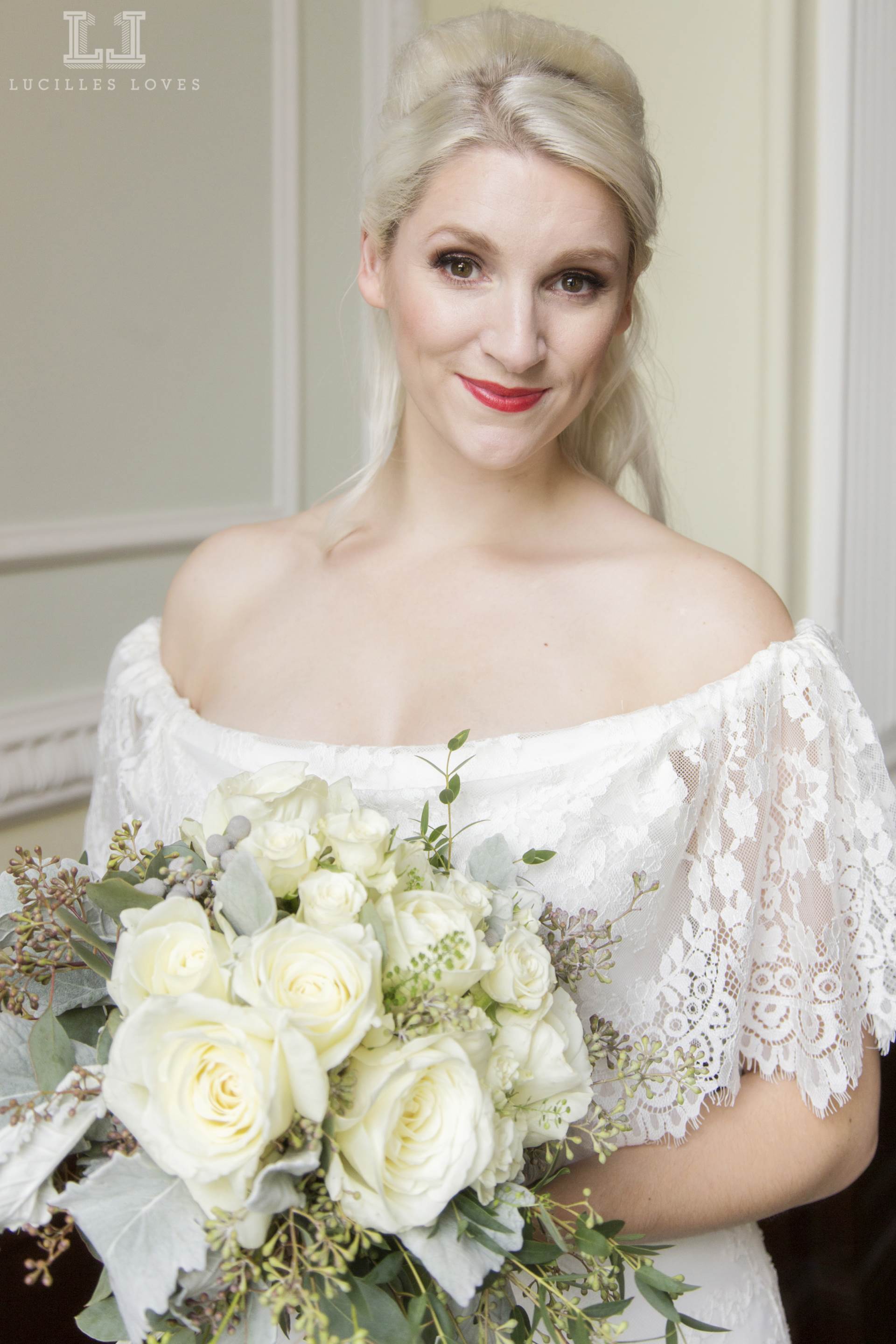 Vintage wedding dresses at Harrogate taken by Lucille Loves at The National Vintage Wedding Fair