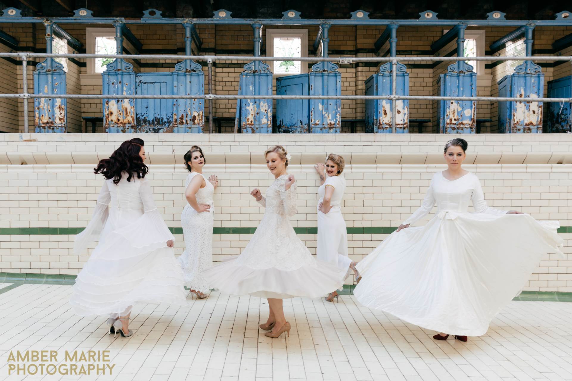 Our Manchester Vintage Wedding Fashion Parade vintage wedding dress