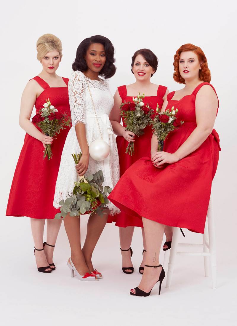 How to choose vintage style bridesmaid dresses for all body shapes by Joanie