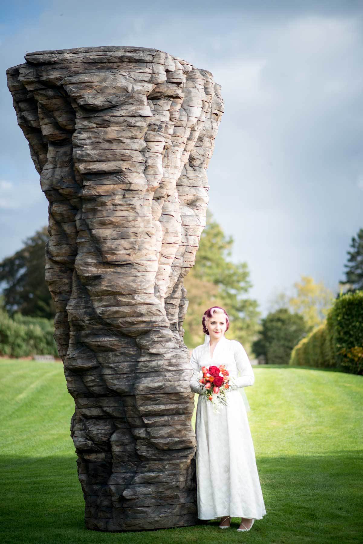 A Yorkshire vintage wedding with a 1950s dress photographed by Tim Simpson
