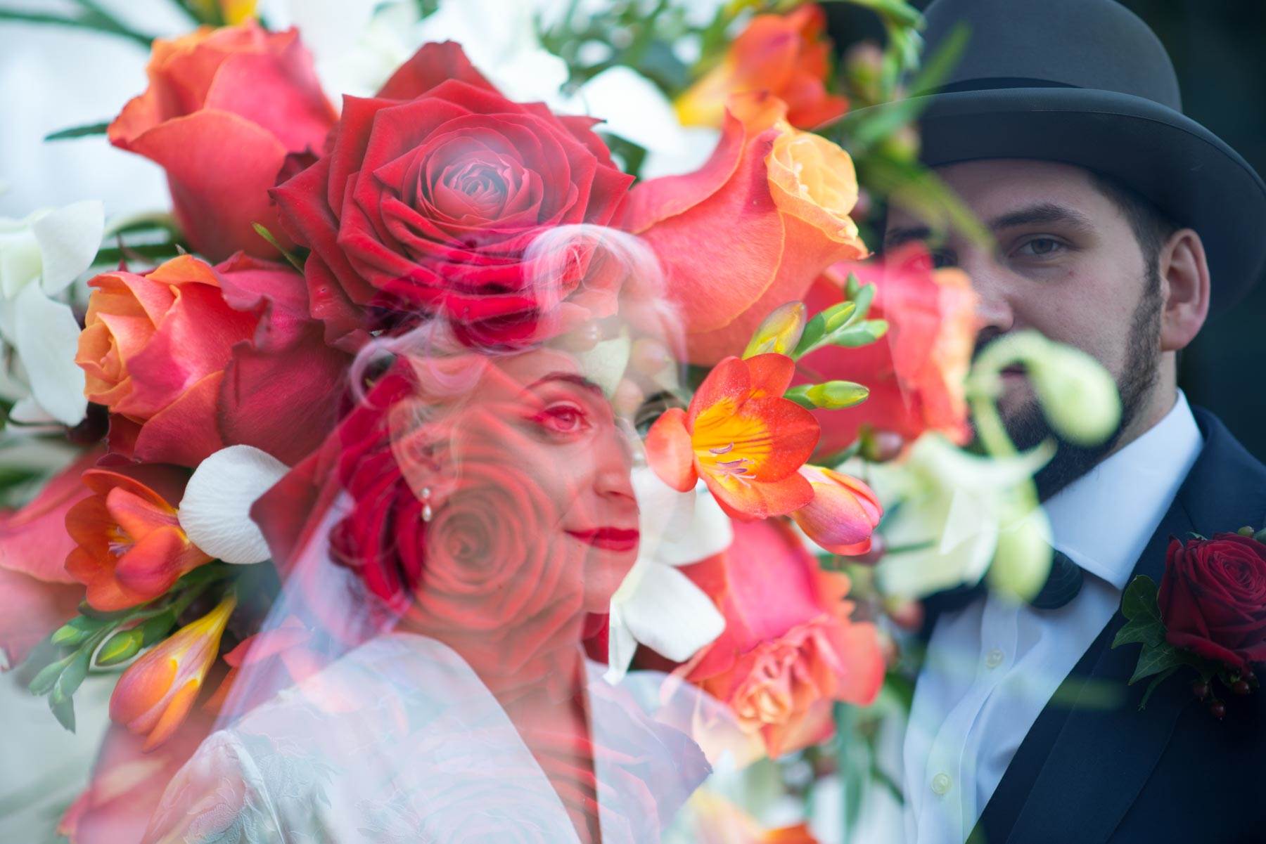 A Yorkshire vintage wedding with a 1950s dress photographed by Tim Simpson