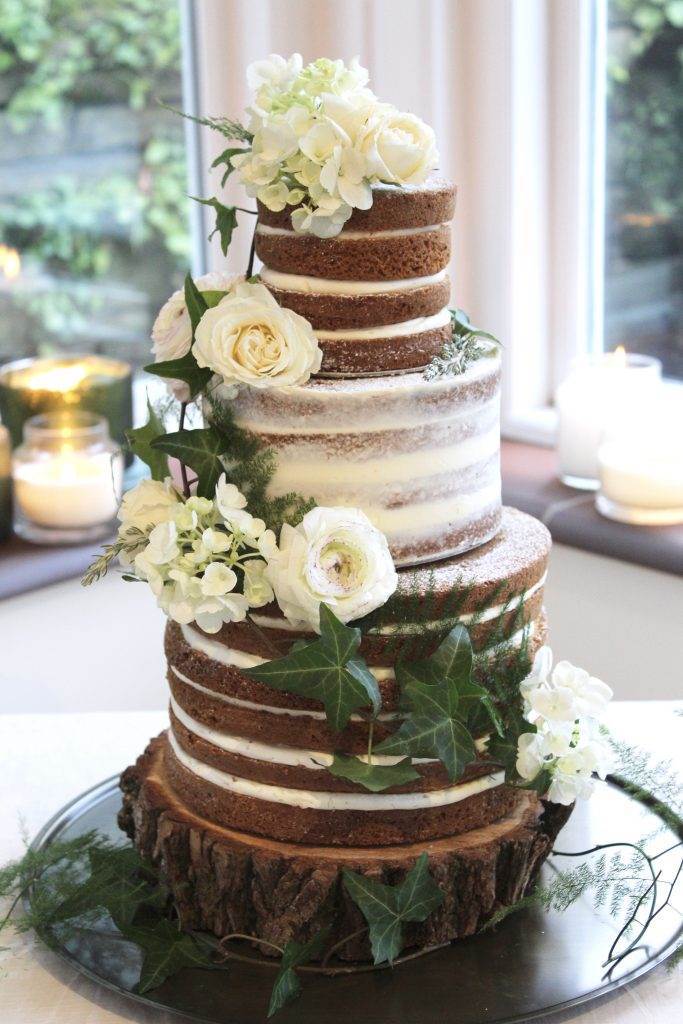 Wedding Cake Trends The Semi Naked Cake