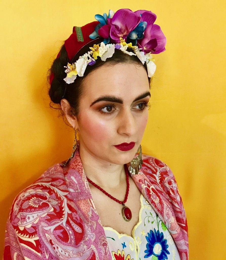 How to create a Frida Kahlo Inspired Headdress