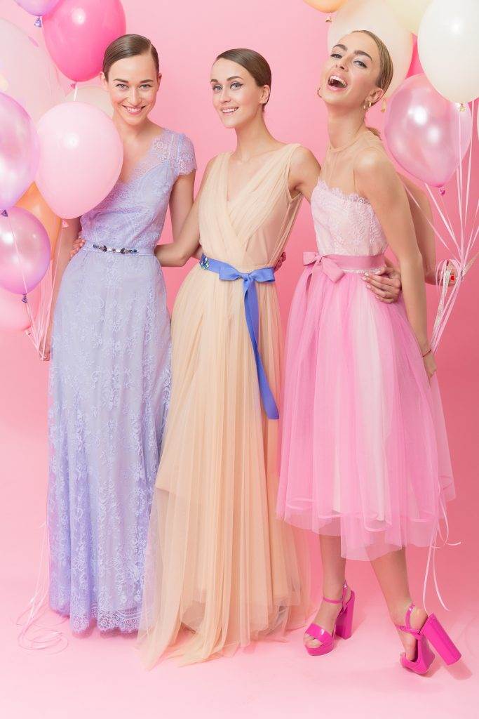 Pastel wedding dresses for the bride or even the bridesmaid by Katya Katya Shehurina 