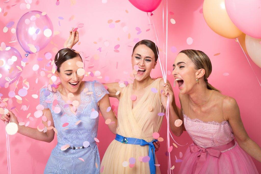 Pastel wedding dresses for the bride or even the bridesmaid by Katya Katya Shehurina 