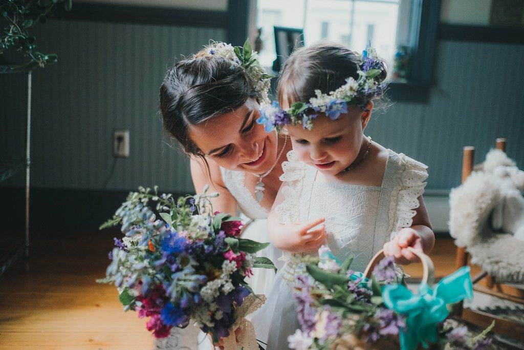 A rustic, home grown, garden party, back yard wedding 