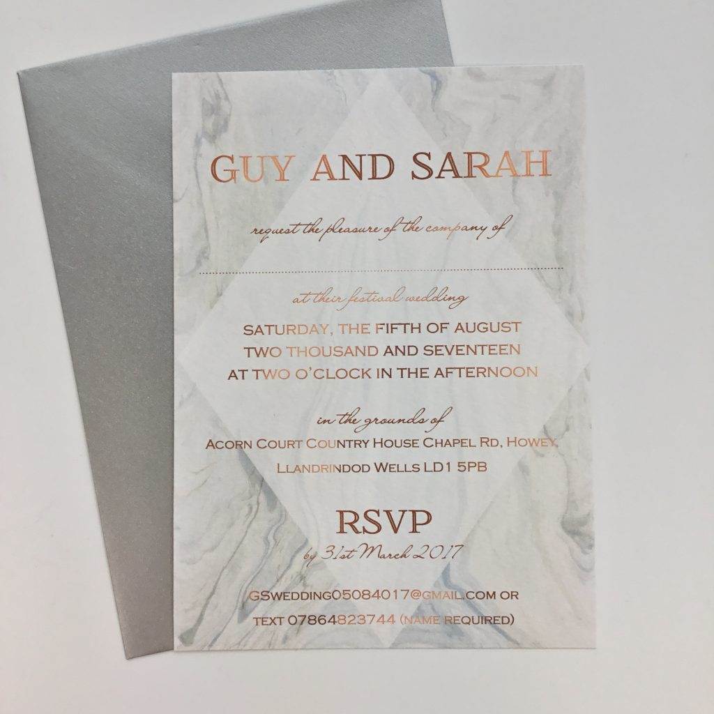 How to reflect current interior trends in your wedding stationery