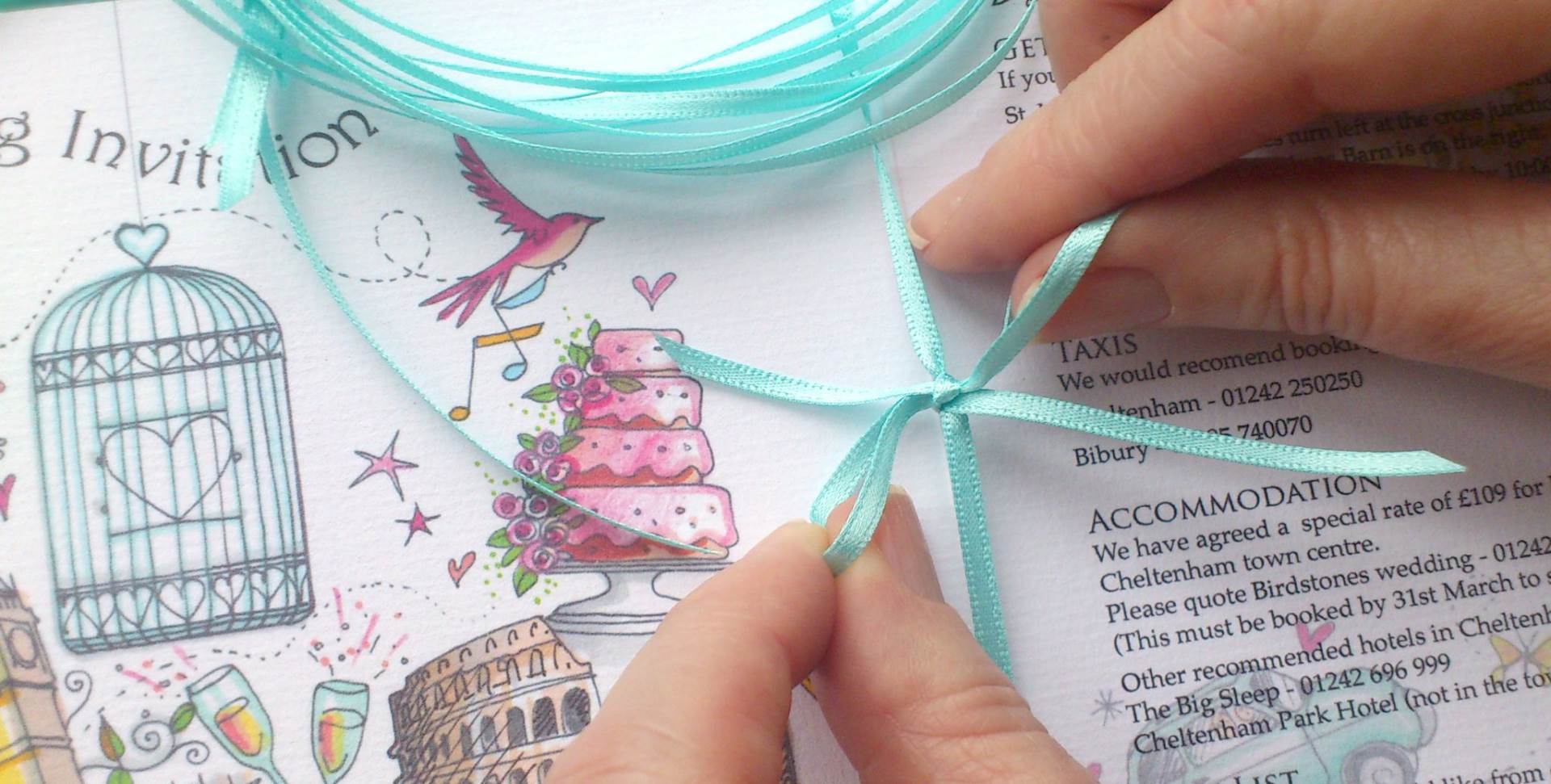 Hand drawn invite
