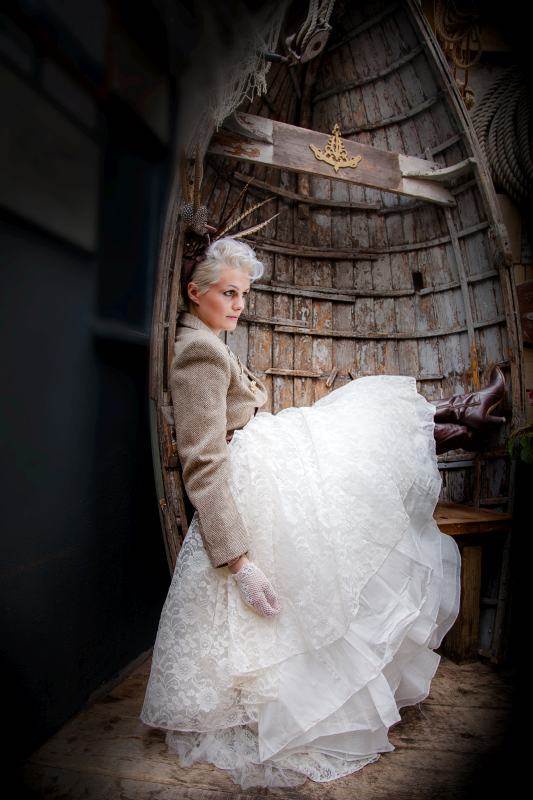 A Couture Punk Autumnal Wedding Look