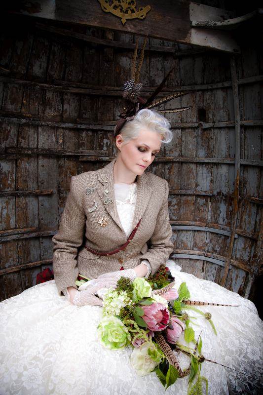 A Couture Punk Autumnal Wedding Look