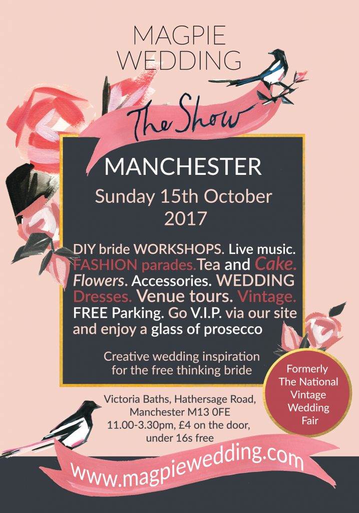 Magpie Wedding Show Manchester flyer