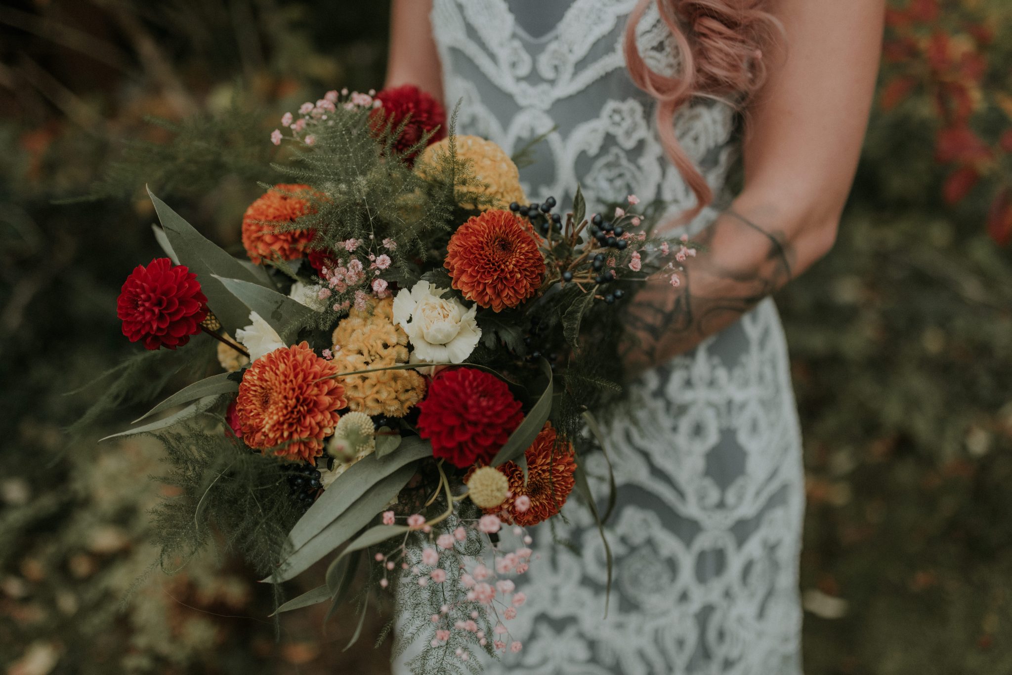 Bridal Inspiration with Lucy Can’t Dance in a forest bath tub