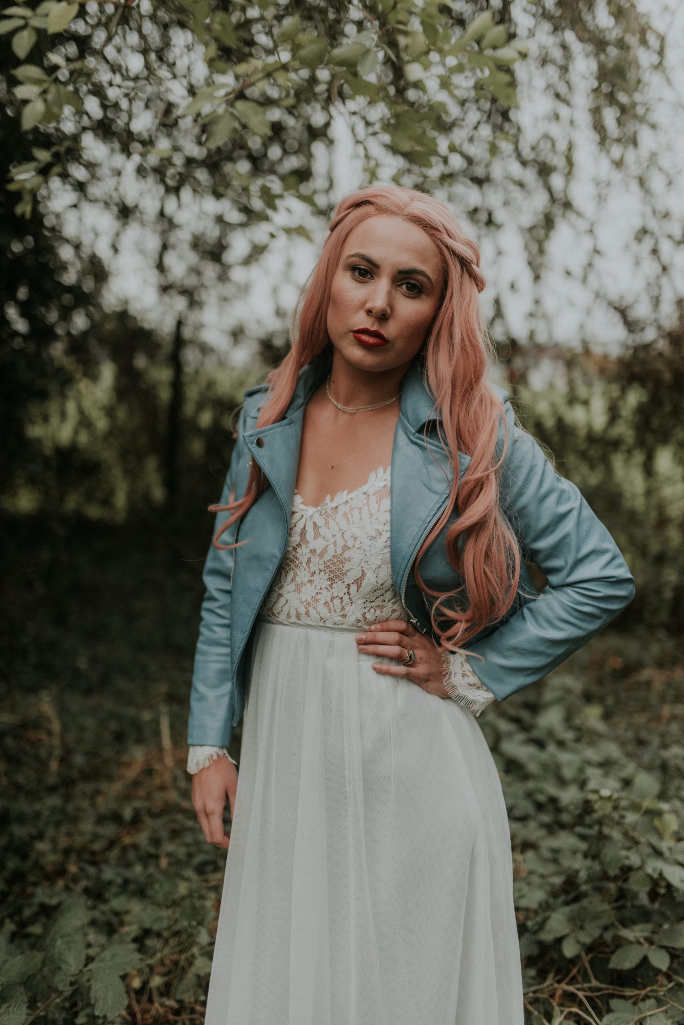 Bridal Inspiration with Lucy Can’t Dance in a forest bath tub
