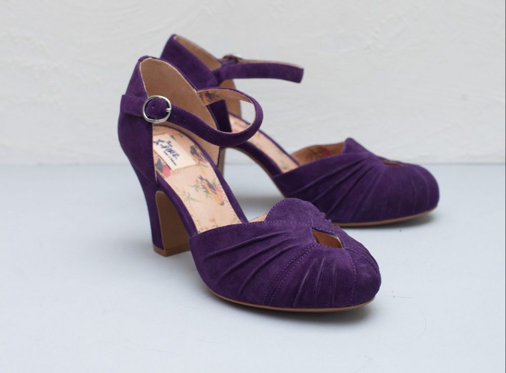 cadbury purple shoes for wedding