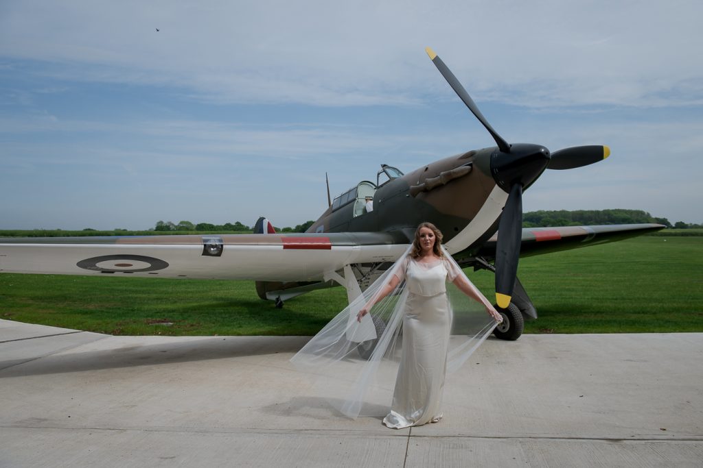 Vintage 1940s wedding style with contemporary twist and a Hurricane 