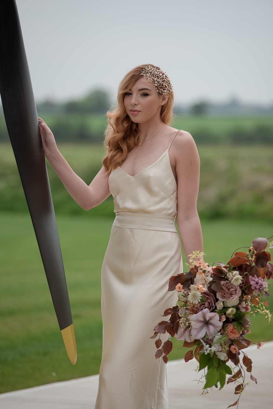 =Vintage 1940s wedding style with contemporary twist and a Hurricane