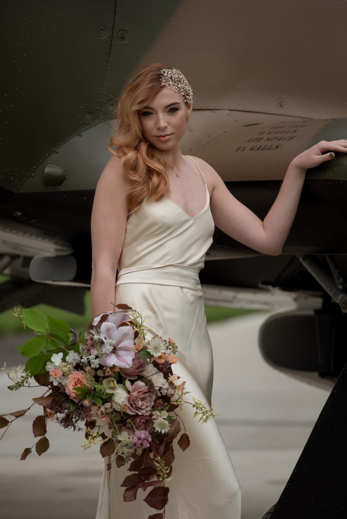 Vintage 1940s wedding style with contemporary twist and a Hurricane