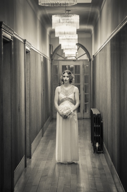 A 1920s vintage style Gatsby Art Deco wedding