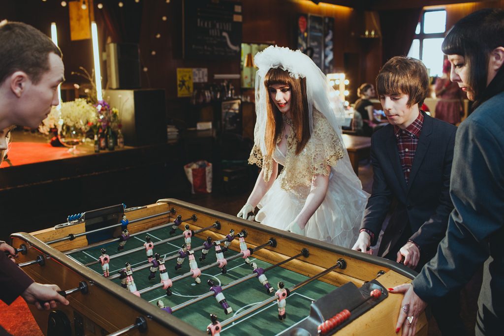 1980s This is England punk and mod wedding