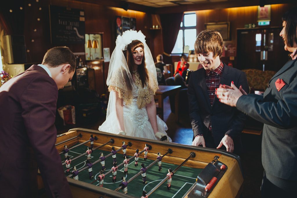 1980s This is England punk and mod wedding