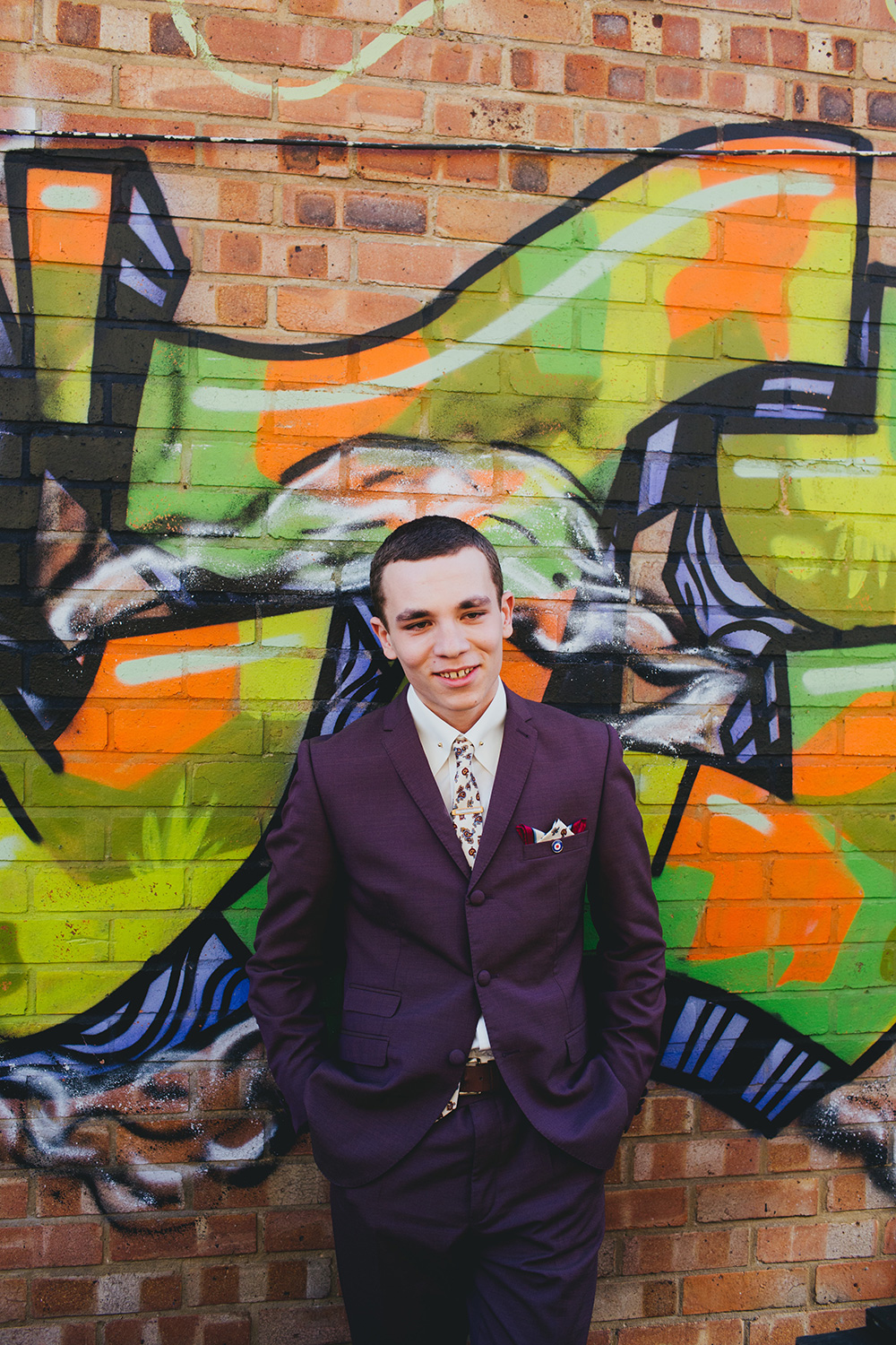 1980s This is England punk and mod wedding
