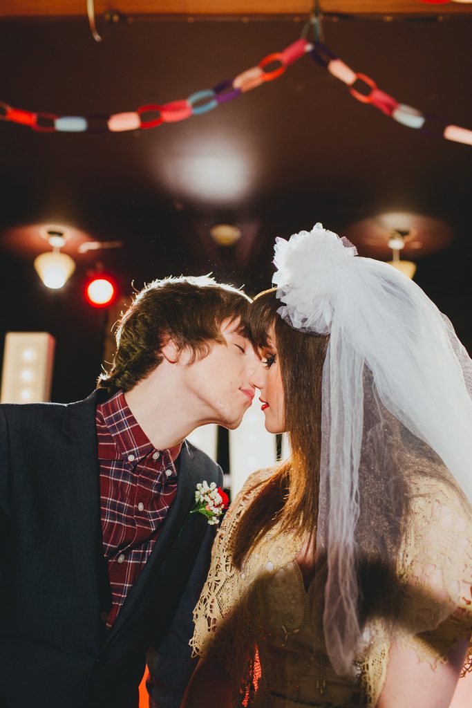 1980s This is England punk and mod wedding