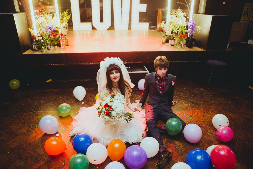 1980s This is England punk and mod wedding