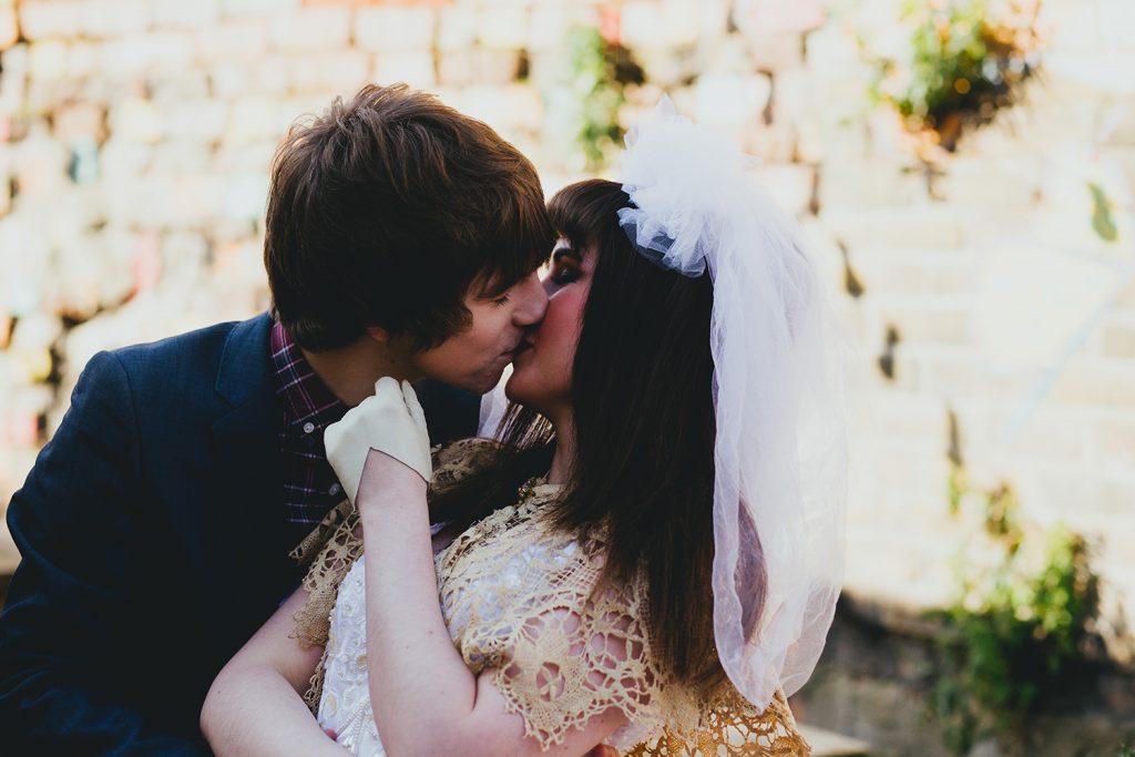 1980s This is England punk and mod wedding