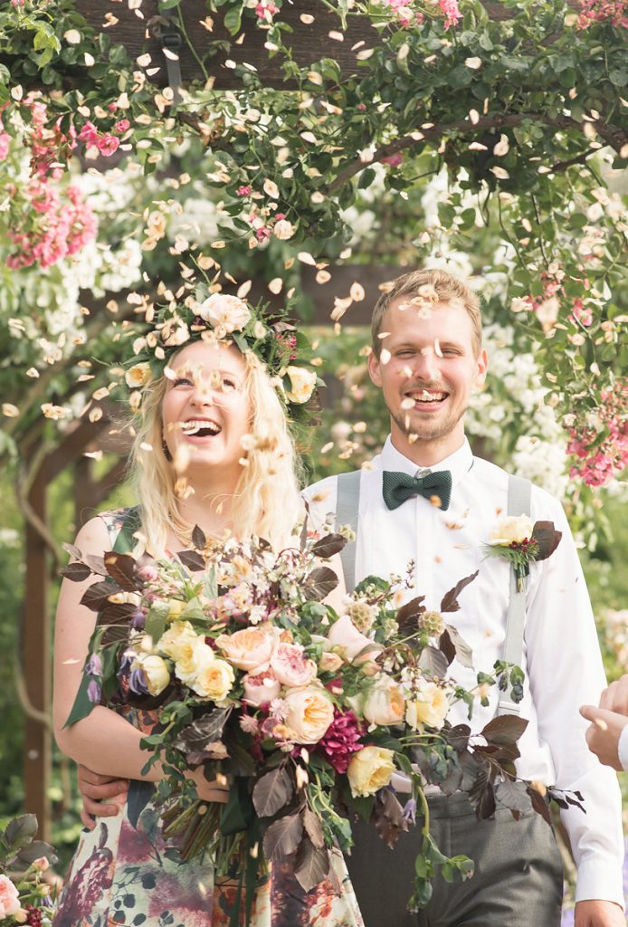 A Pretty Vintage Floral Maximalist Springtime Wedding