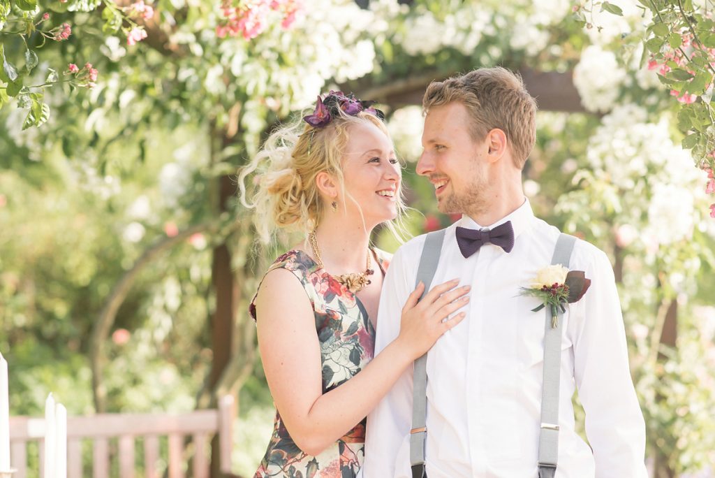 A Pretty Vintage Floral Maximalist Springtime Wedding 