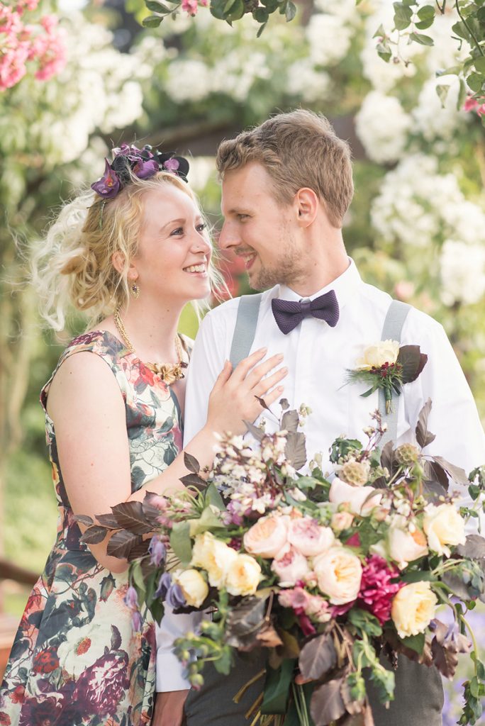 A Pretty Vintage Floral Maximalist Springtime Wedding