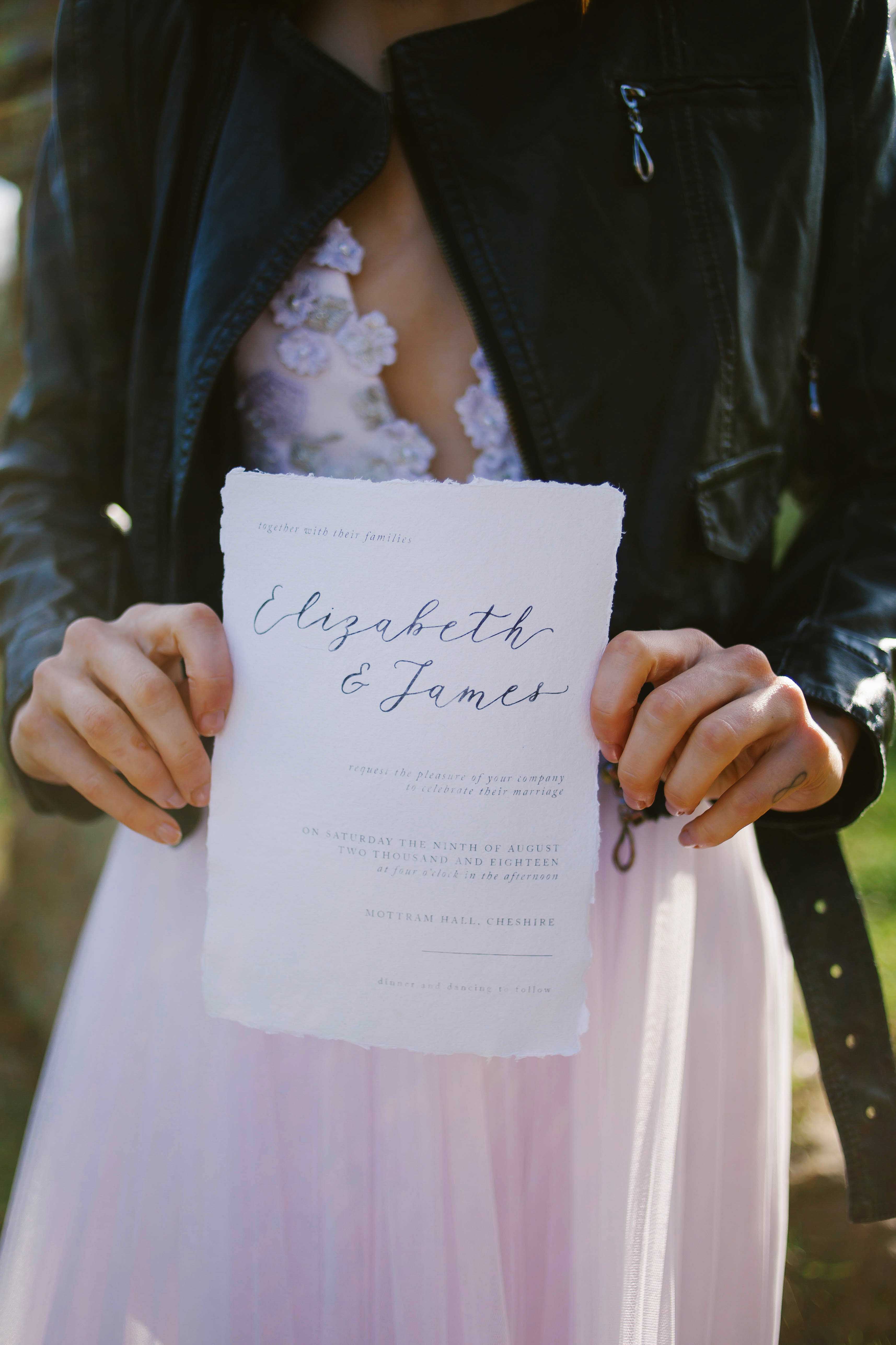 Perfectly Imperfect- Alternative wedding inspiration with wild florals and a rock chick look