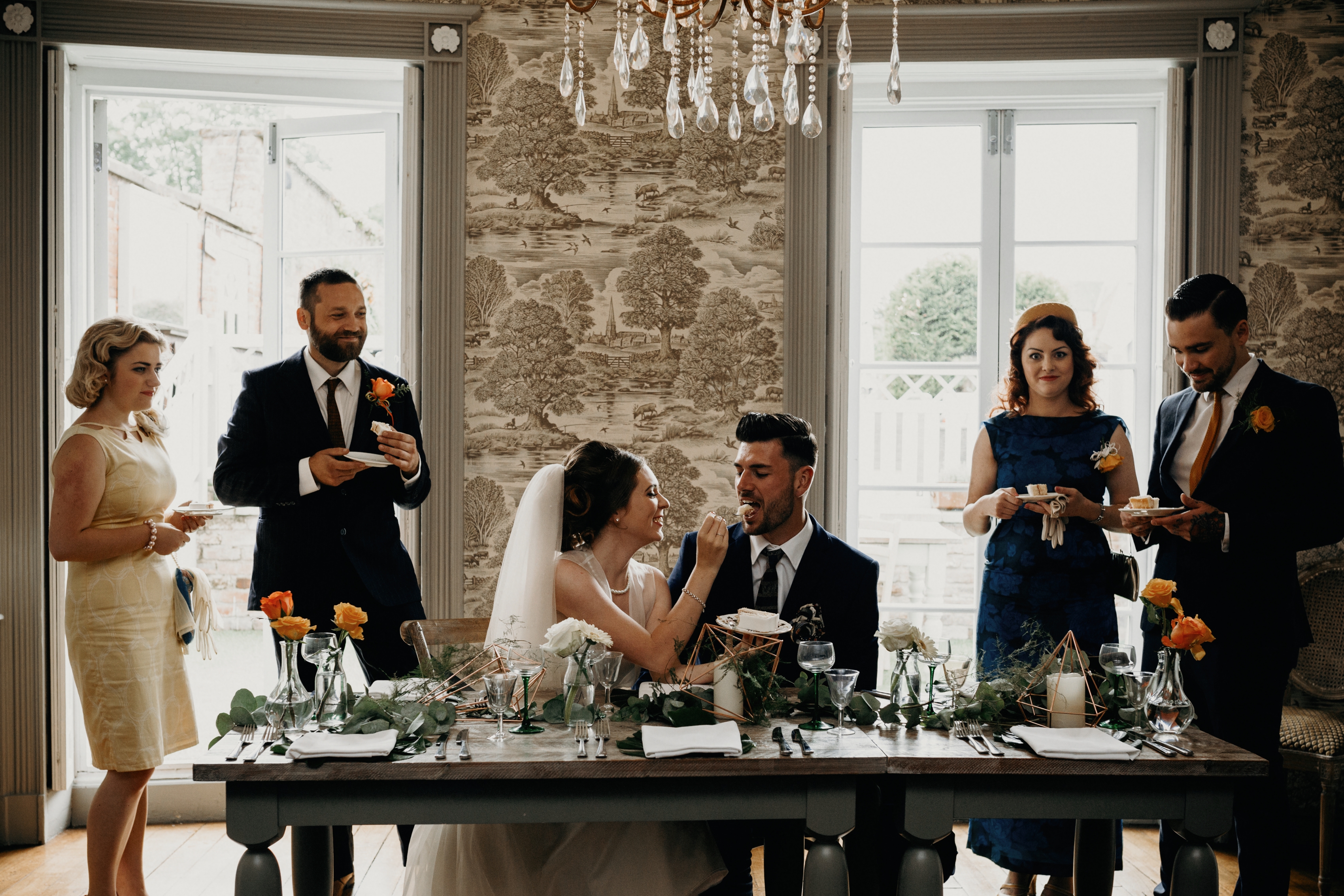 A 1960's Mad Men Inspired Wedding with Modern Vintage Styling