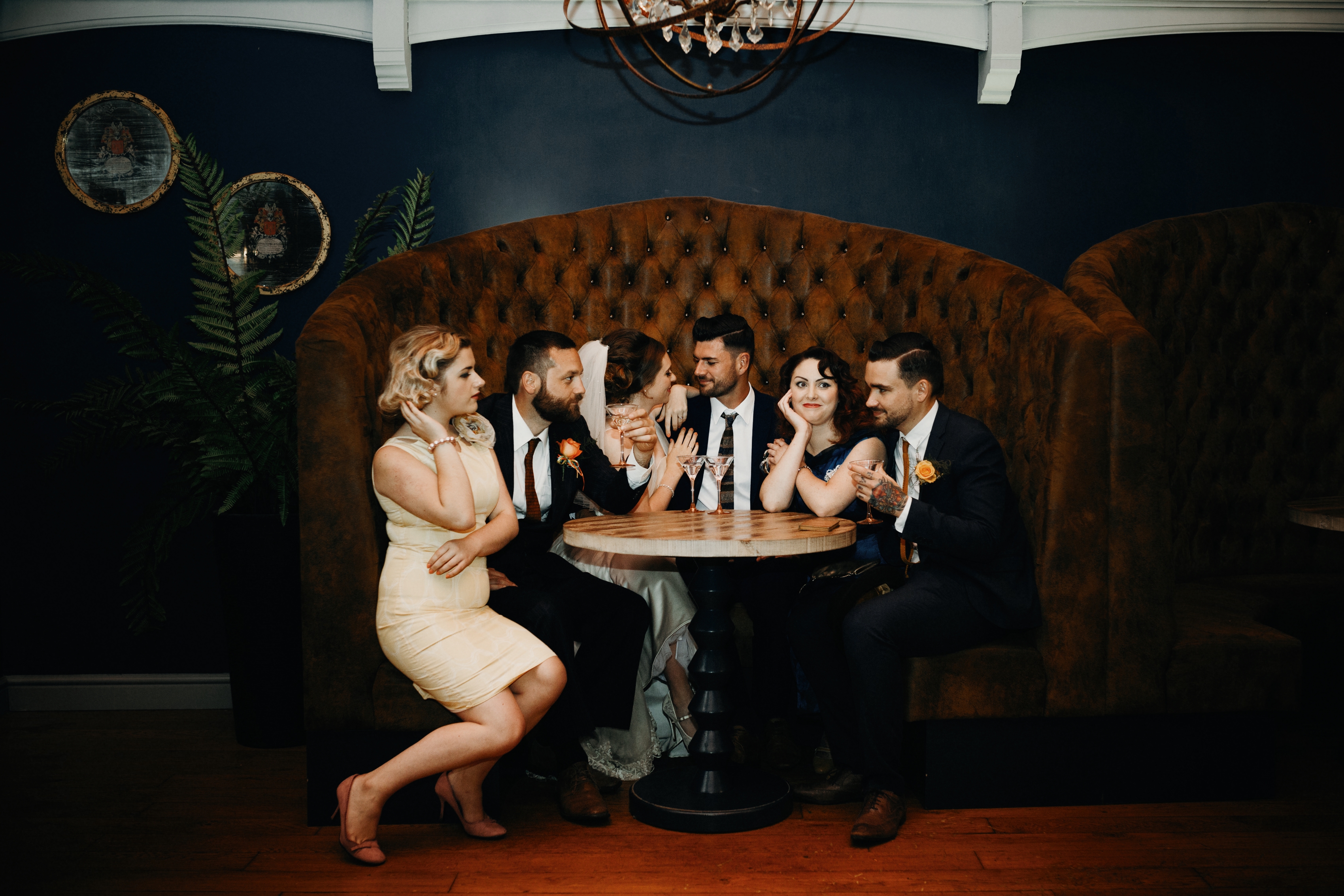 A 1960's Mad Men Inspired Wedding with Modern Vintage Styling